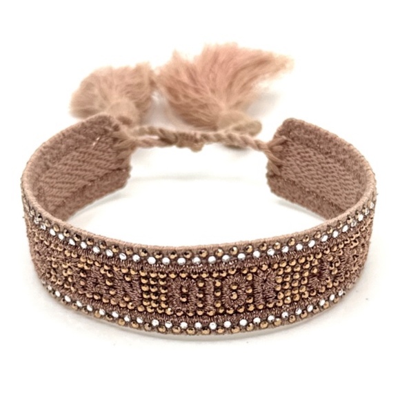 Christian Dior Woven Embellished Bracelet (pre-owned) - Picture 3 of 4